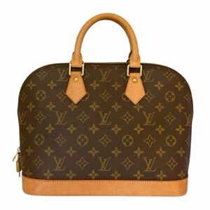 Louis Vuitton Alma PM Monogram Canvas Top Handle Bag with Lock & Dust Bag